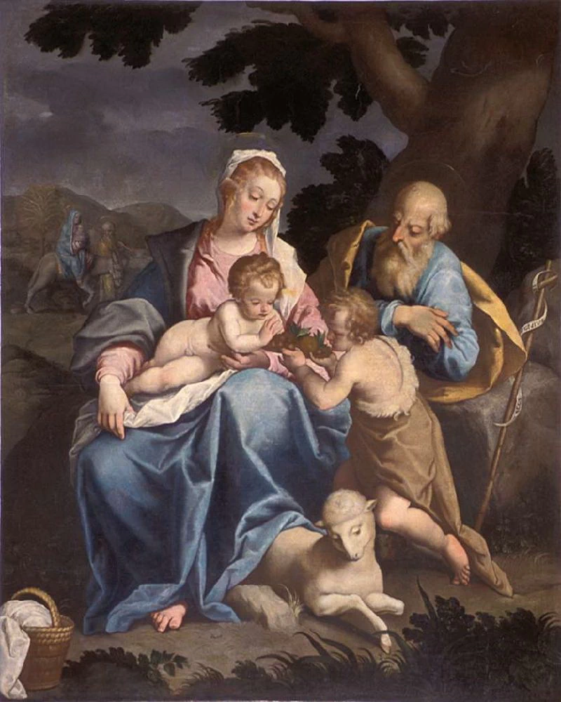 Sacra Famiglia con S. Giovannino